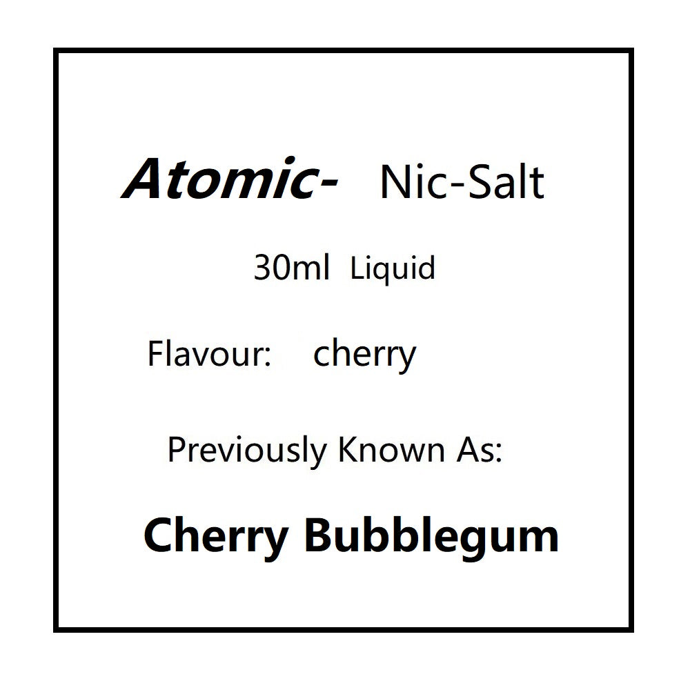 Atomic Salts Cherry | PKA.Cherry Bubblegum 30ml