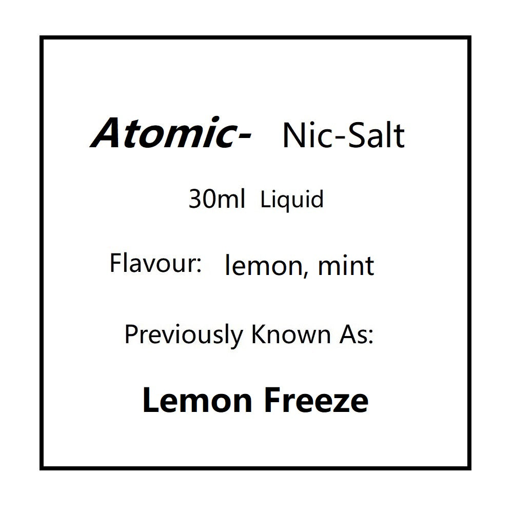 Atomic Salts Lemon | Lemon Freeze 30ml