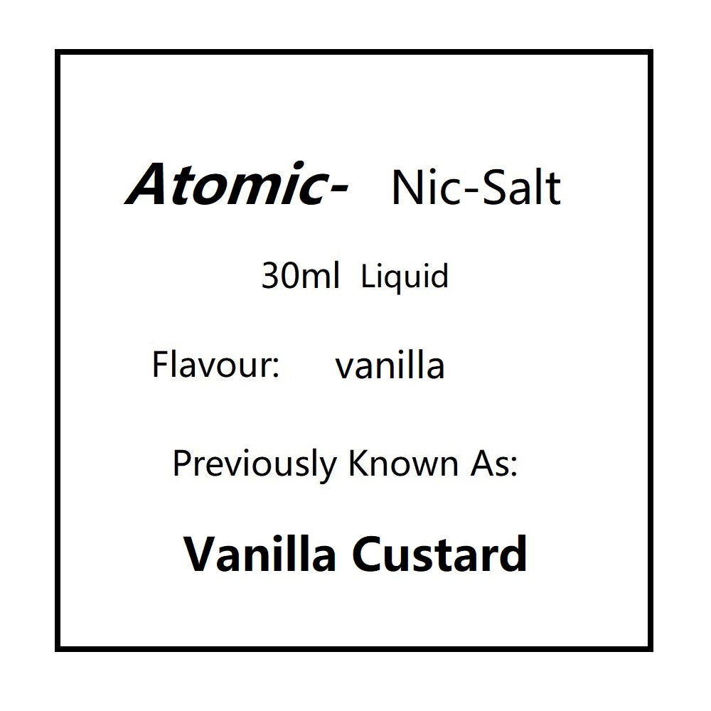 Atomic Salts Vanilla | PKA Vanilla Custard