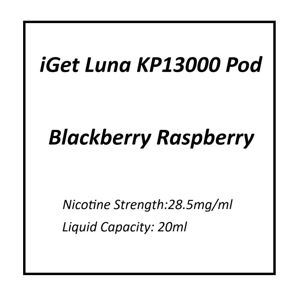 Blackberry Raspberry | iGet Luna KP13000 Pod