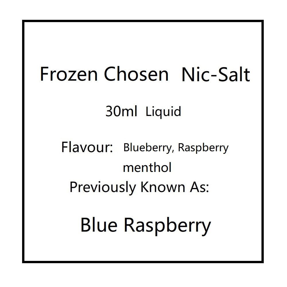 Frozen Blue Raspberry by Chosen Salts (AKA Blueberry Raspberry)