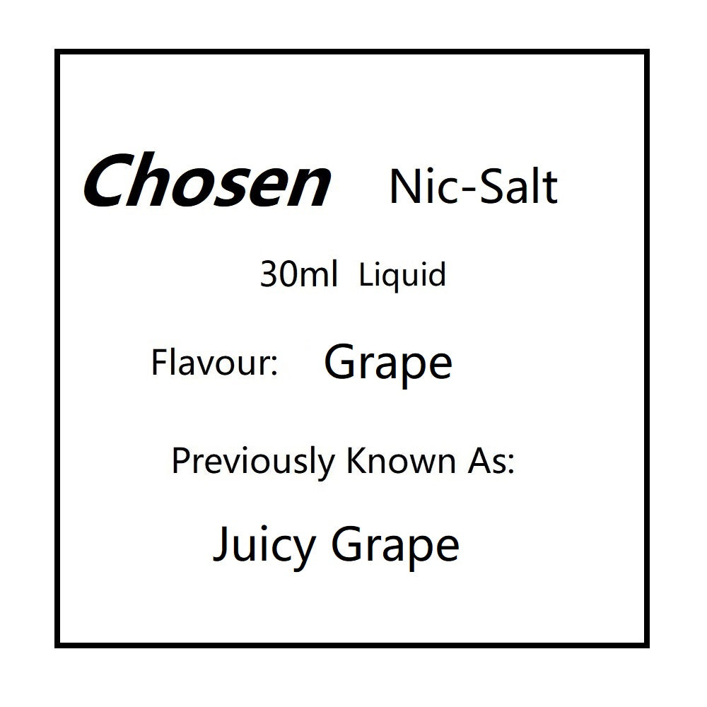 Juicy Grape by Chosen Salts (AKA Grape)