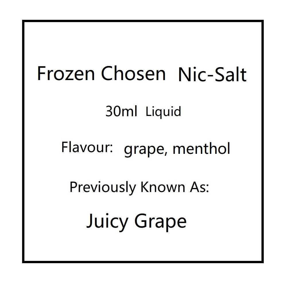 Frozen Juicy Grape by Chosen Salts (AKA Grape)