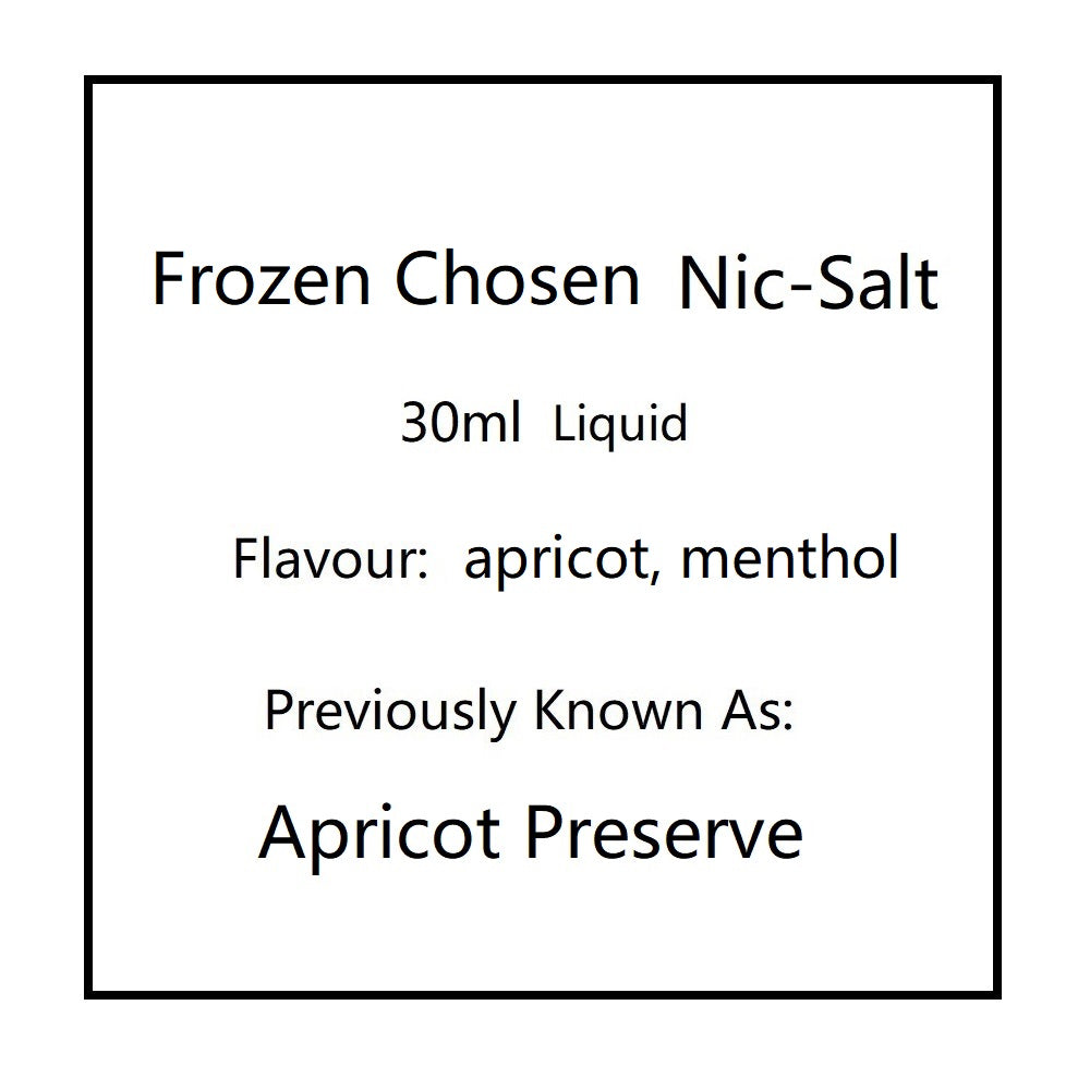 Frozen Apricot Preserve by Chosen Salts (AKA Tropical Peach)