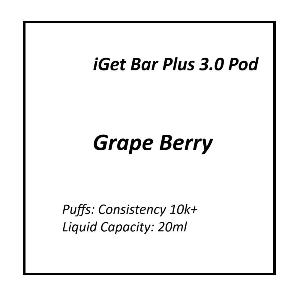 Grape Berry | iGet Bar Plus 3.0 Pod