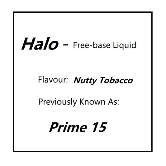 Halo Nutty Tobacco | PKA Prime 15