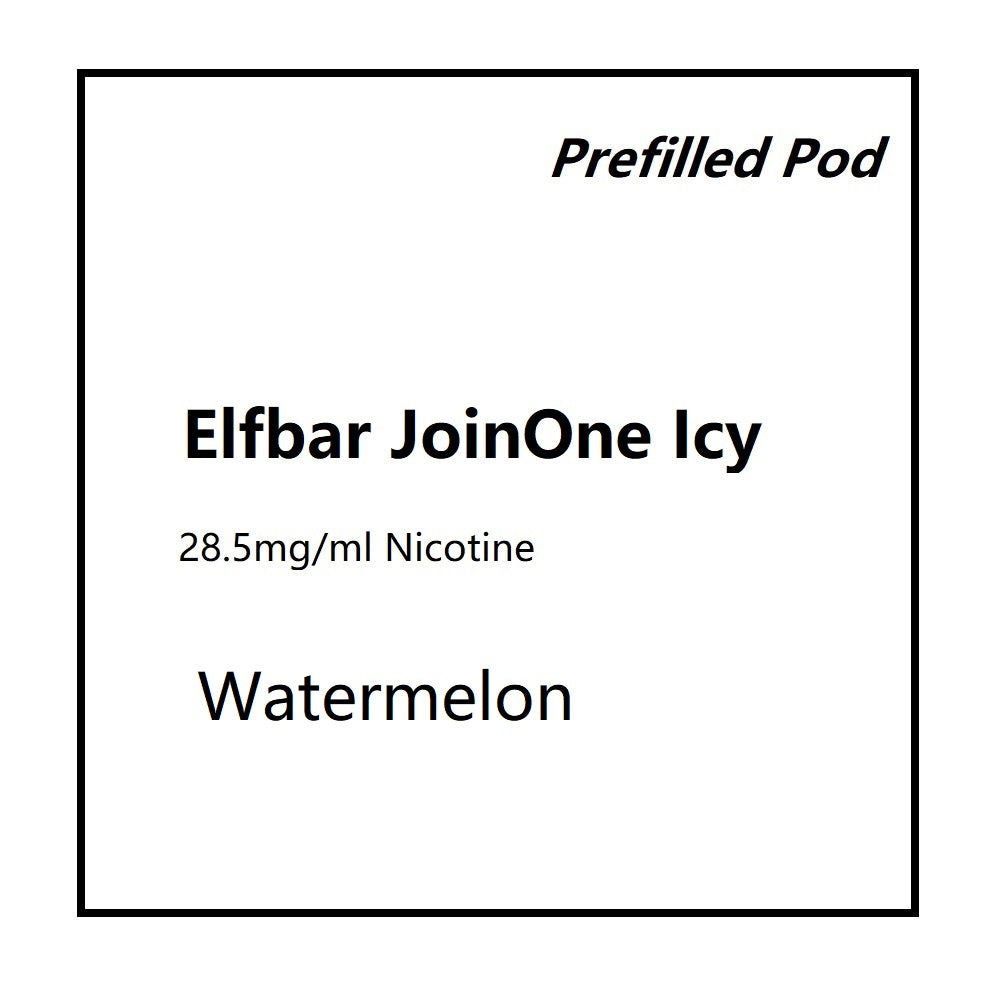 Elfbar JoinOne Icy Pod- Watermelon Steam Age Vape Elfbar JoinOne Icy Pod- Watermelon Steam Age Vape
