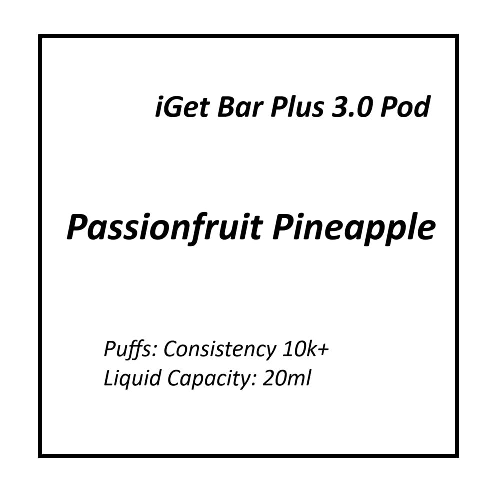 Passionfruit Pineapple | iGet Bar Plus 3.0 Pod