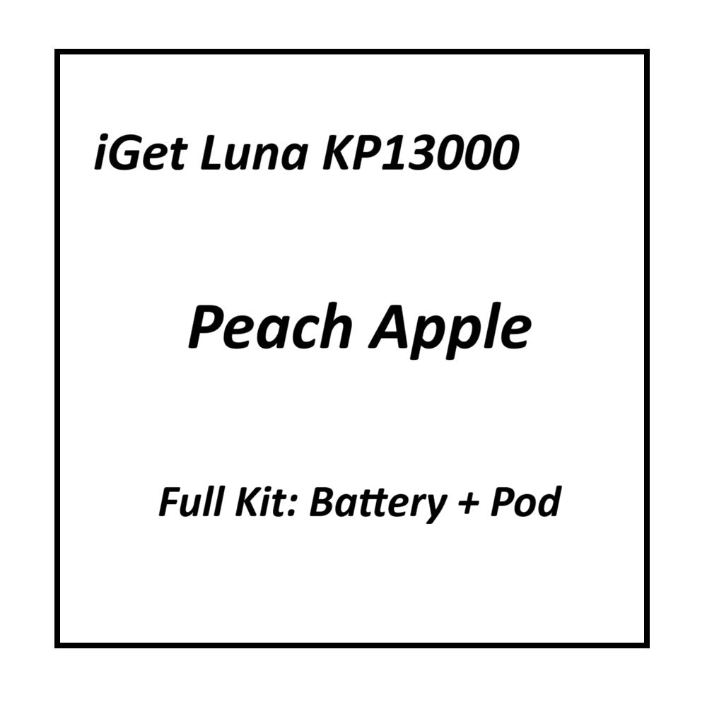 Peach Apple | Full Kit iGet Luna KP13000