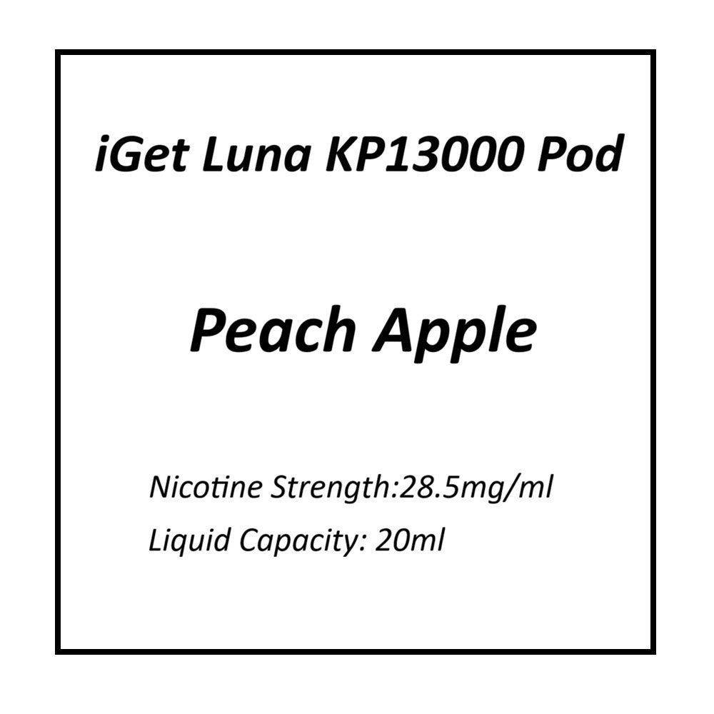 Peach Apple | iGet Luna KP13000 Pod