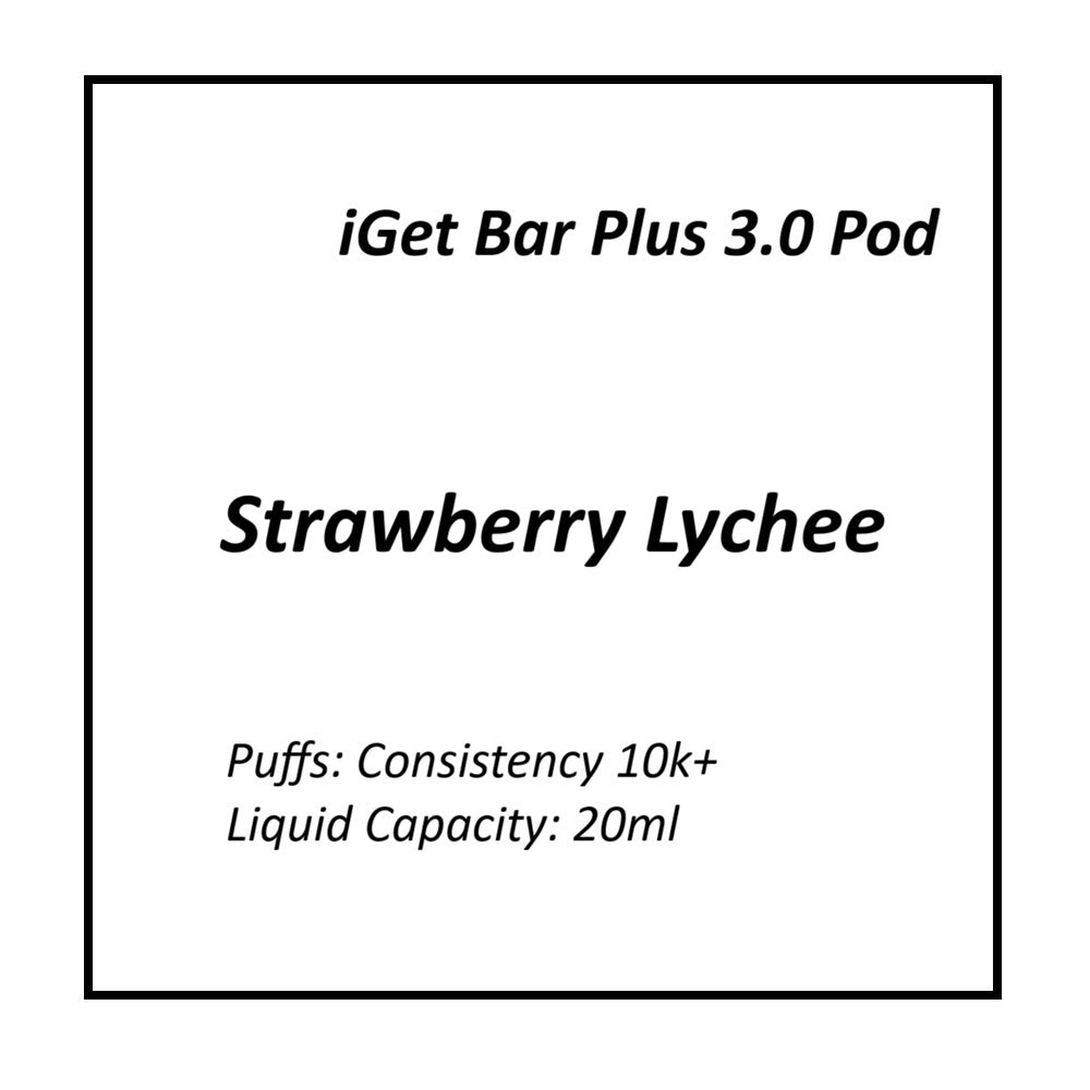 Strawberry Lychee | iGet Bar Plus 3.0 Pod