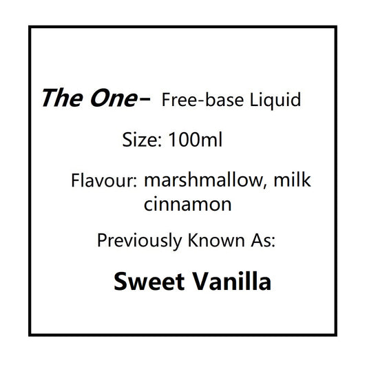 The One Marshmellow Milk (AKA. Sweet Vanilla)| 100ml