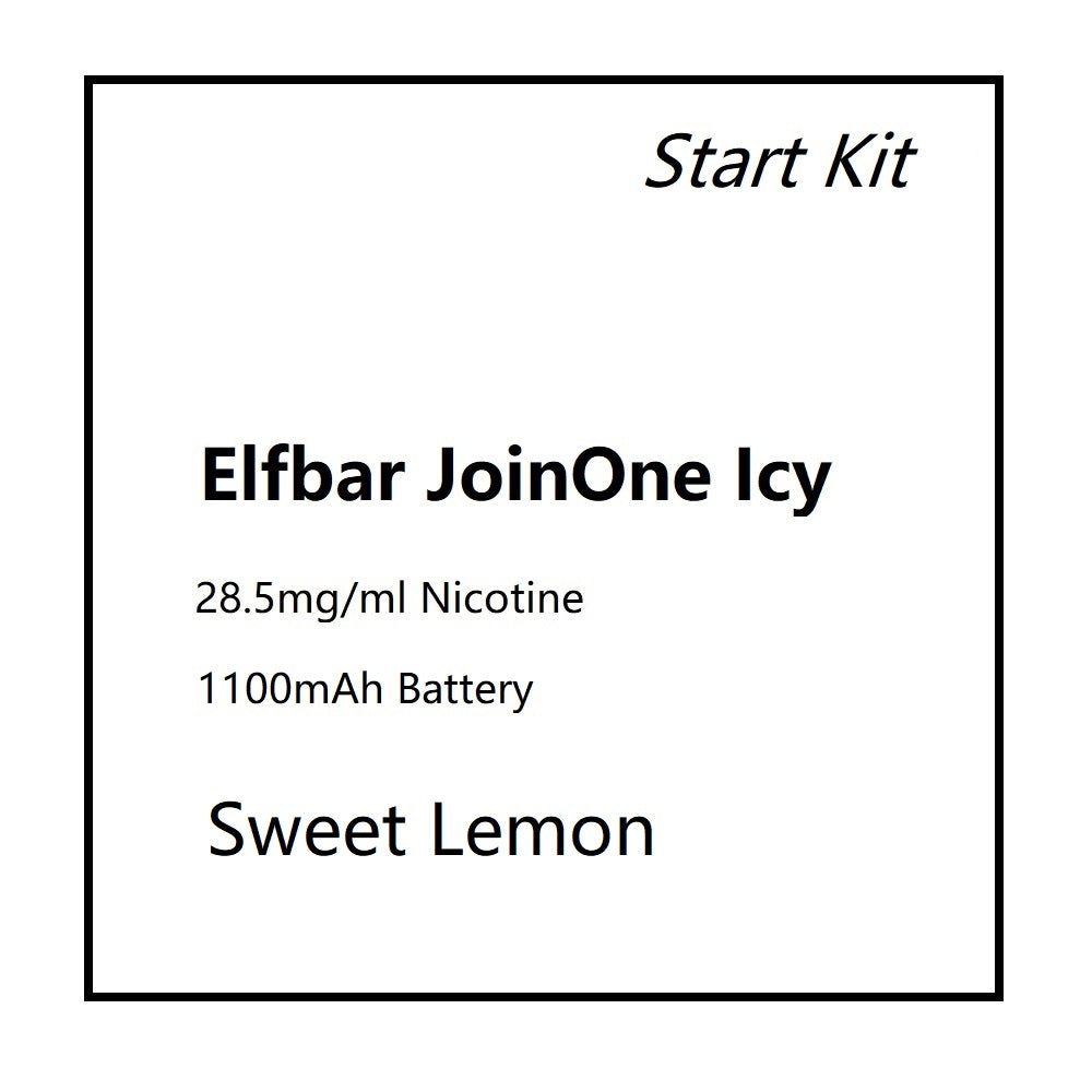 Elfbar JoinOne Icy Start Kit- Sweet Lemon