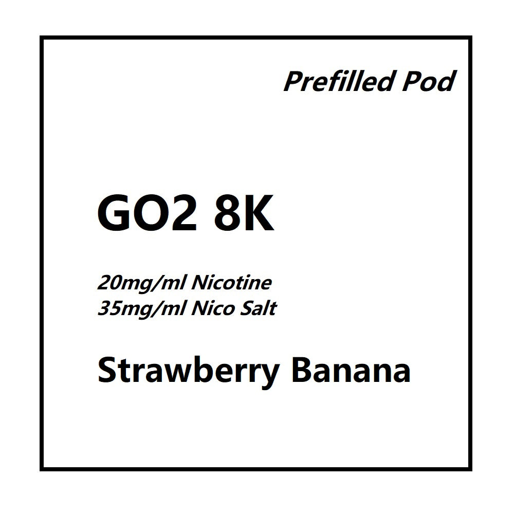 Strawberry Banana |Go2 8K Pod