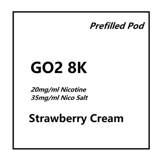 Strawberry Cream |Go2 8K Pod