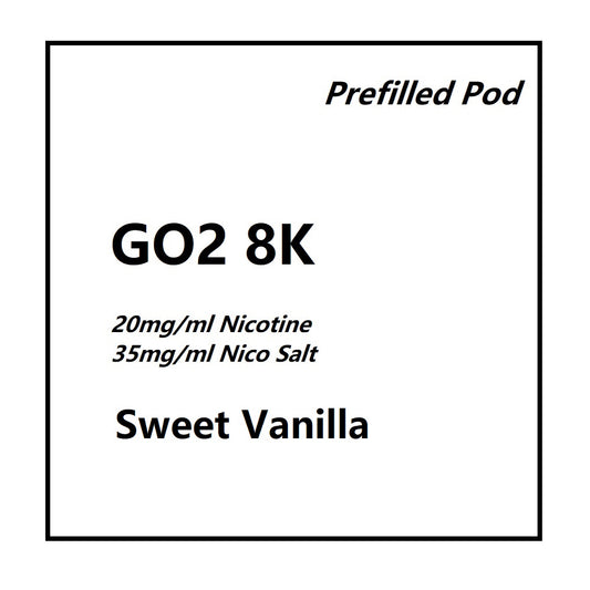 Sweet Vanilla |Go2 8K Pod