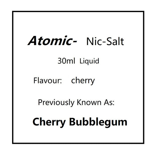 Atomic Salts Cherry | PKA.Cherry Bubblegum 30ml