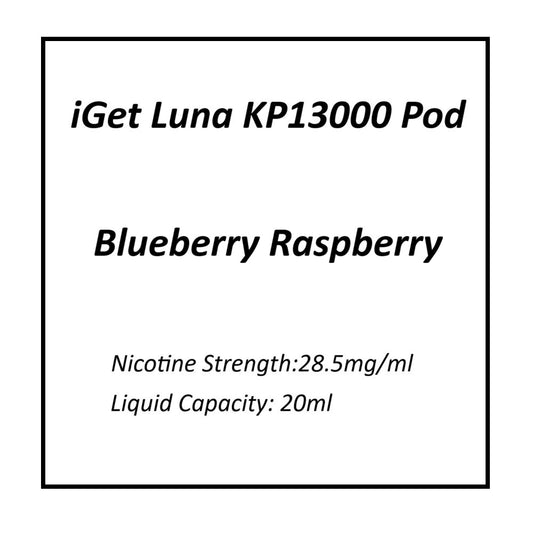 Blueberry Raspberry | iGet Luna KP13000 Pod