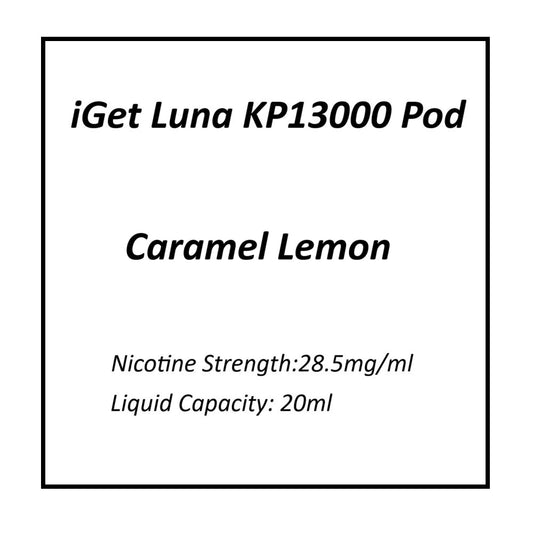 Caramel Lemon | iGet Luna KP13000 Pod