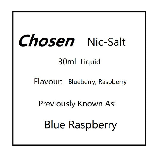 Blue Raspberry by Chosen Salts (AKA Blueberry Raspberry)
