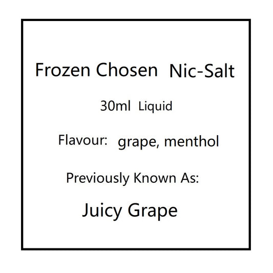 Frozen Juicy Grape by Chosen Salts (AKA Grape)