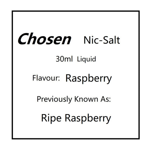 Ripe Raspberry by Chosen Salts (AKA Raspberry)