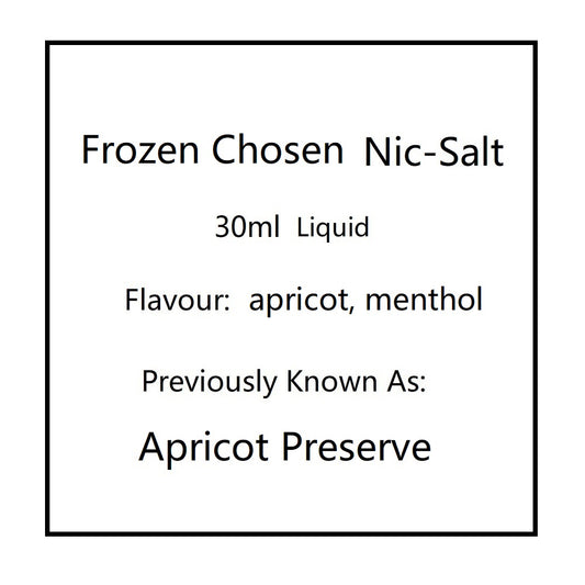 Frozen Apricot Preserve by Chosen Salts (AKA Tropical Peach)
