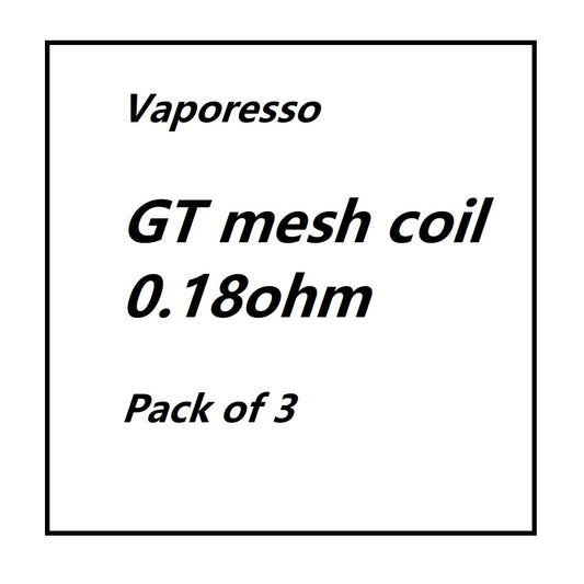 Vaporesso GT Mesh Coil 0.18ohm pack of 3