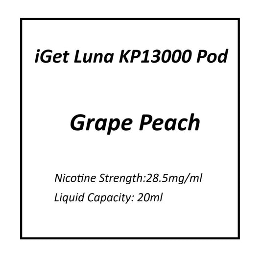 Grape Peach | iGet Luna KP13000 Pod