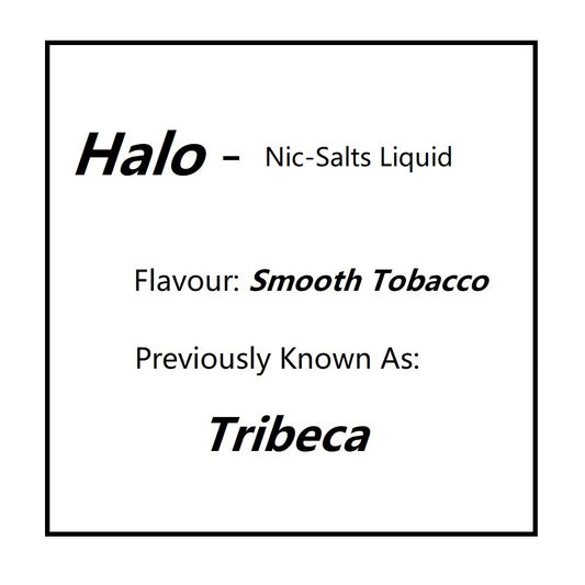 Halo Smooth Tobacco | PKA Tribeca Nic Salts