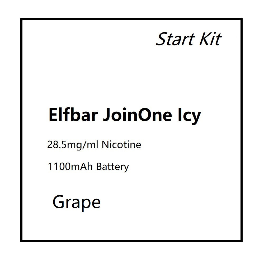Elfbar JoinOne Icy Start Kit- Grape