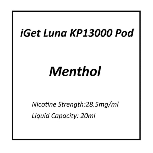 Menthol | iGet Luna KP13000 Pod
