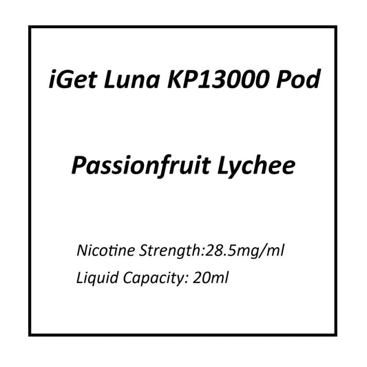 Passionfruit Lychee | iGet Luna KP13000 Pod