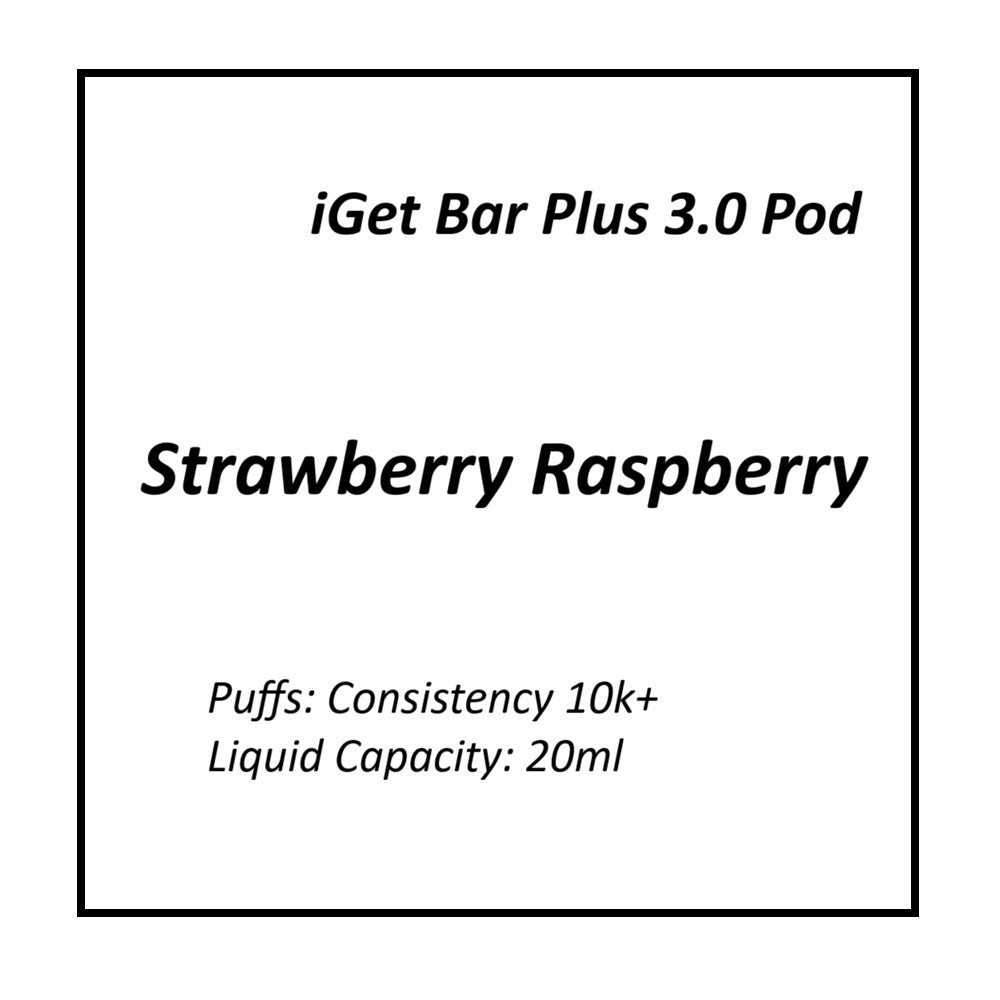 Strawberry Raspberry | iGet Bar Plus 3.0 Pod