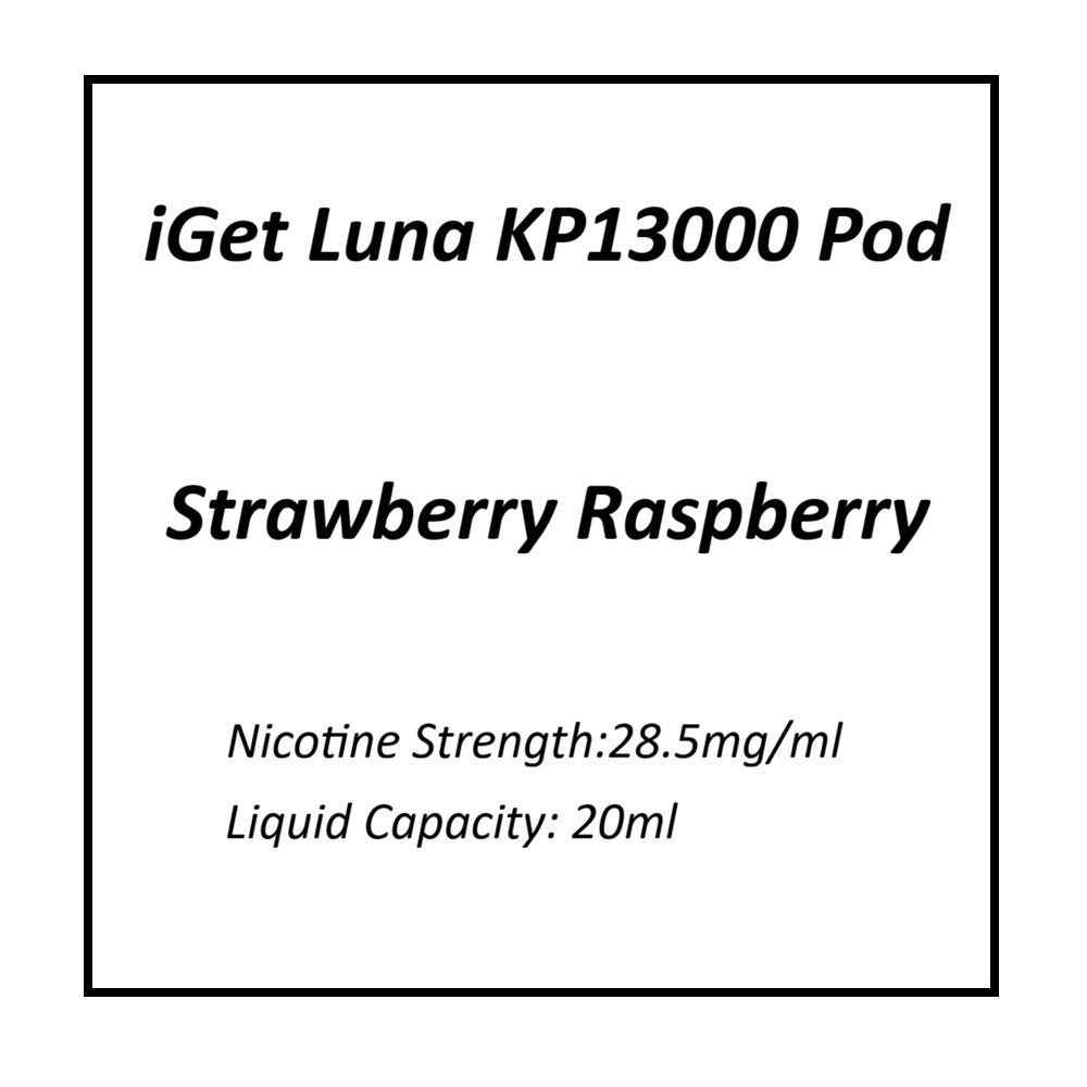 Strawberry Raspberry | iGet Luna KP13000 Pod