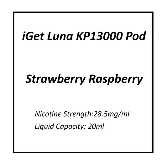 Strawberry Raspberry | iGet Luna KP13000 Pod