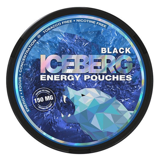 ICEBERG - Black | Energy Caffeine Pouch
