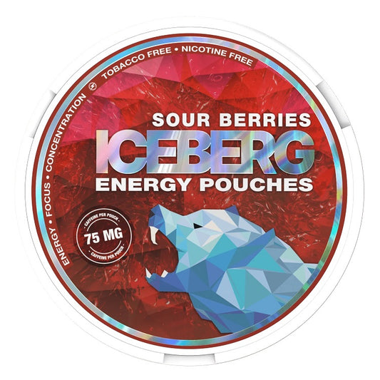 ICEBERG - Sour Berries | Energy Caffeine Pouch